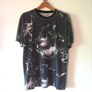 Akomplice B&W Psychedelic T shirt L